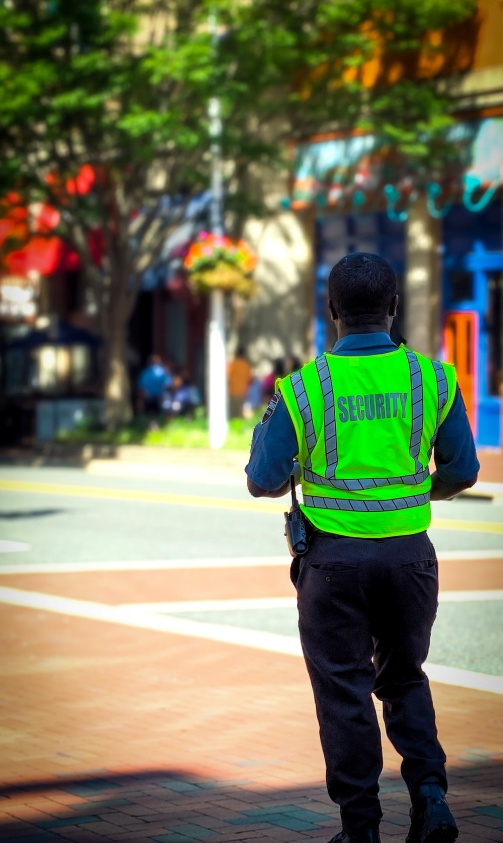 security officer in uniform